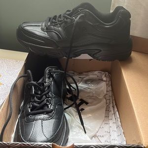 New Black Fila Sneaker